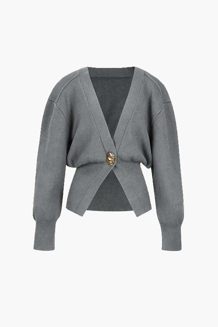 Cardigan avec un col en V