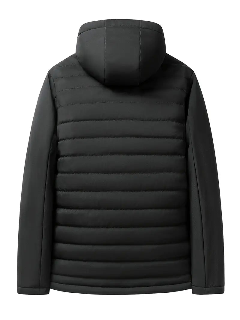 Élias – Giacca invernale imbottita con cappuccio da uomo, elegante e calda