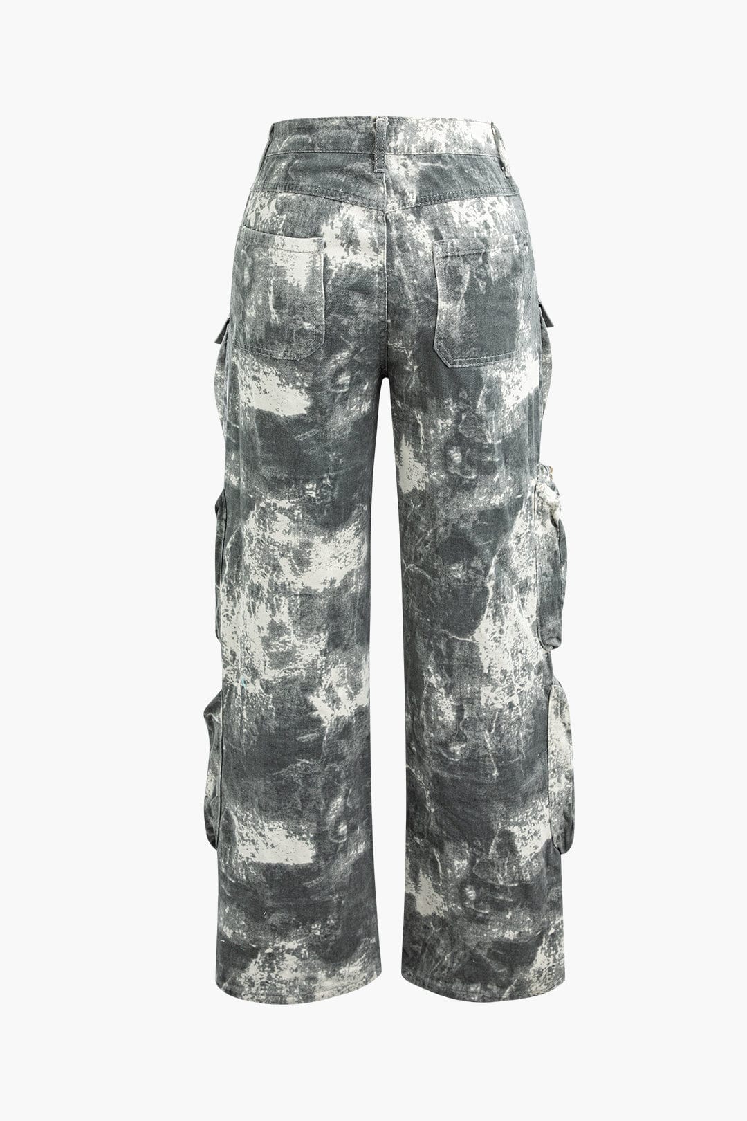 Pantalon cargo avec une jambe droite