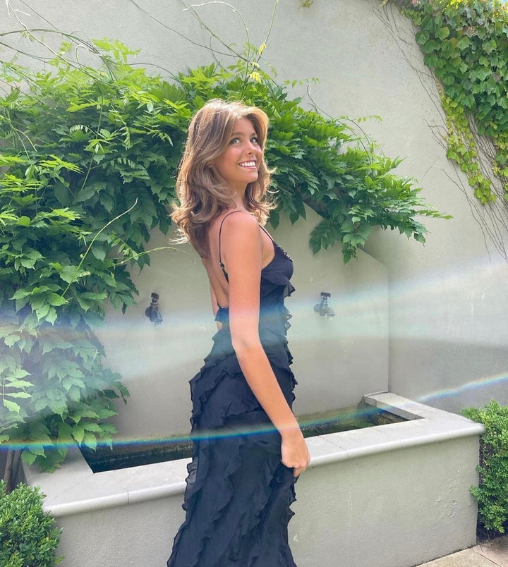 Suzanne - Robe à jupe superposée