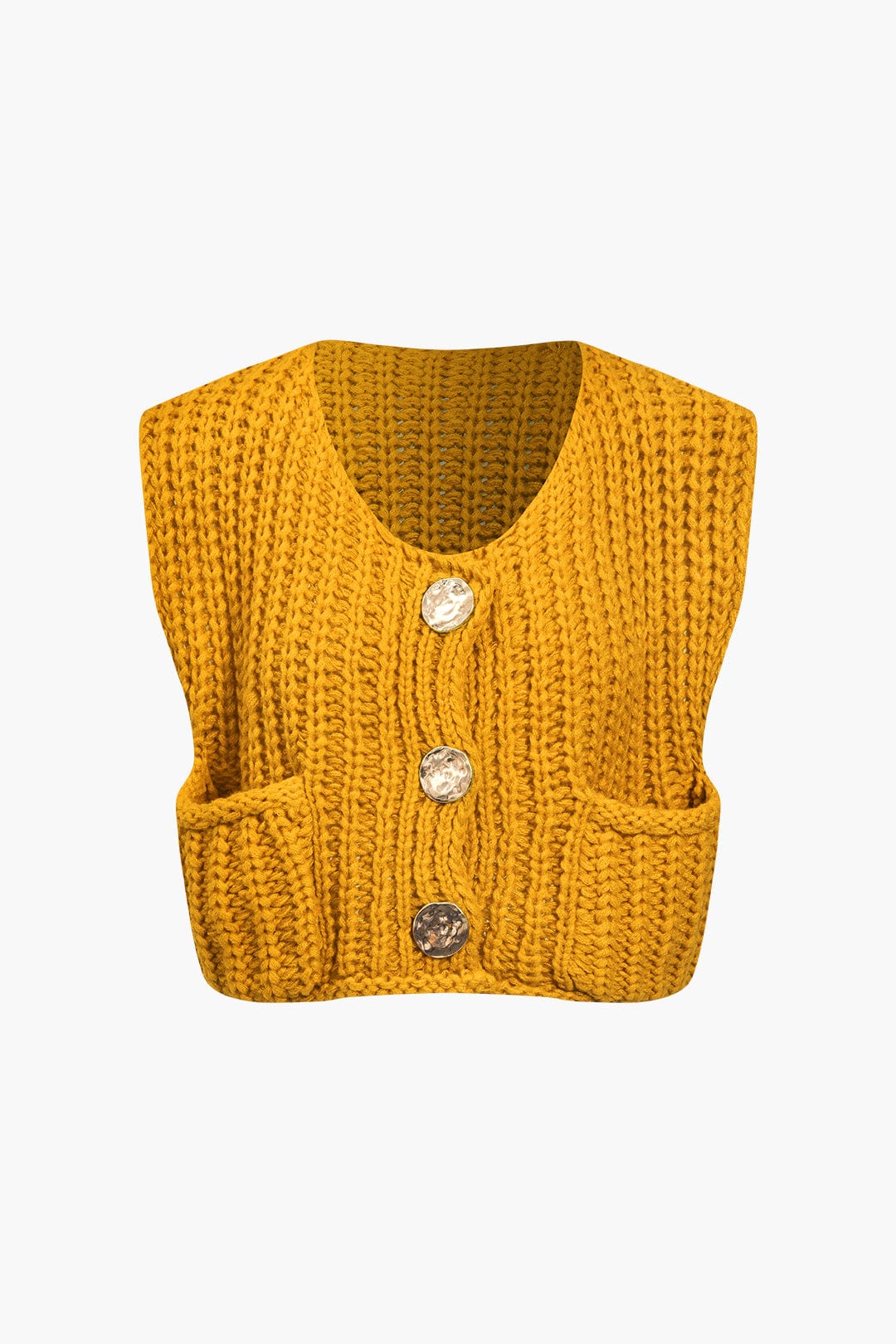 Gilet Boutonné en Tricot Décontracté - Style Élégant et Confortable
