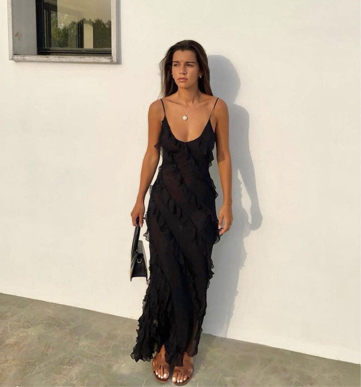 Suzanne - Robe à jupe superposée