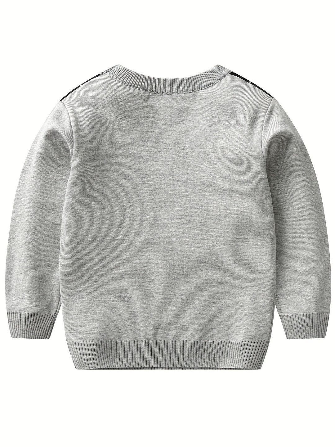 Bastien – Pull en maille avec manches longues et motif argyle pour garçons
