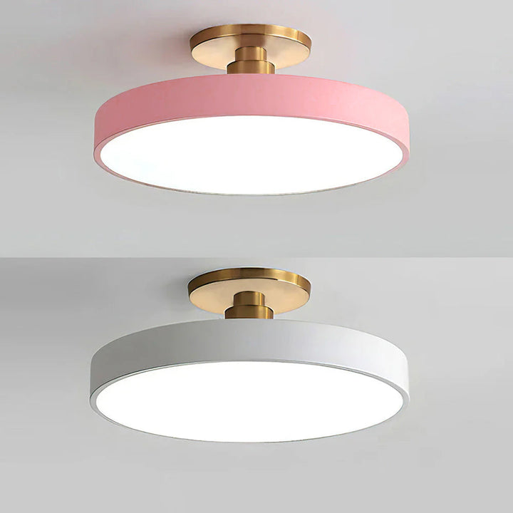Plafonnier LED Circolare Moderno – Design Semi-Interrato