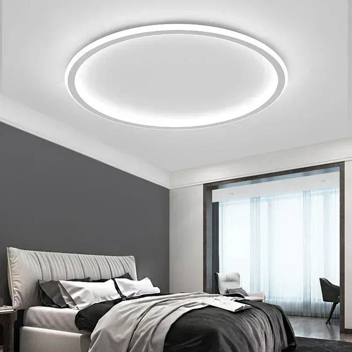 Plafoniera Rotonda Scandinava - AuroraSphere | Illuminazione Design Scandinavo per Interni Moderni
