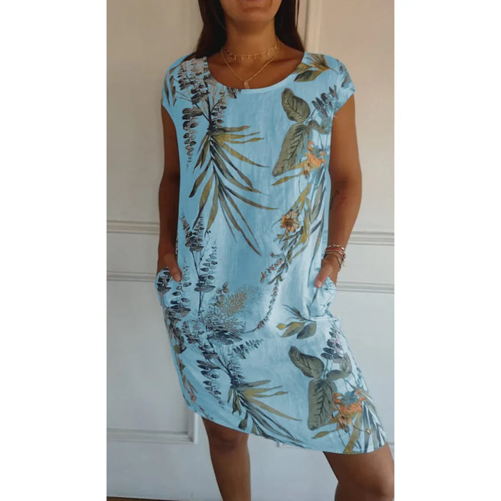 Robe Femmes Col Rond | Confortable