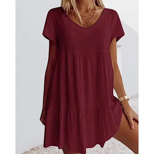Sommerkleid A-Linie Gemütlich für Damen | Mini