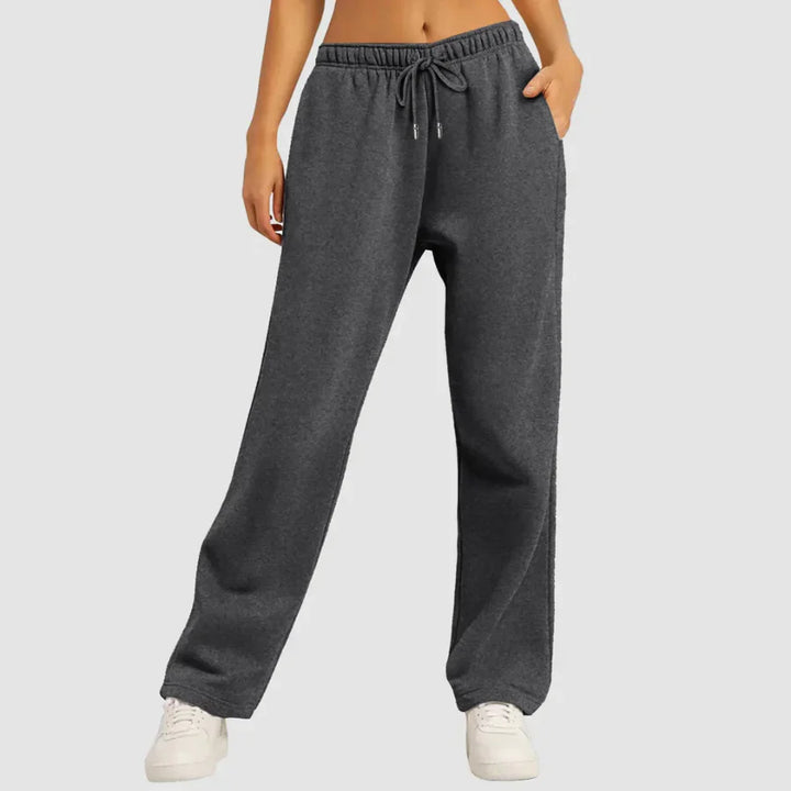 Pantaloni da jogging larghi da donna a vita alta | Vestibilità rilassata