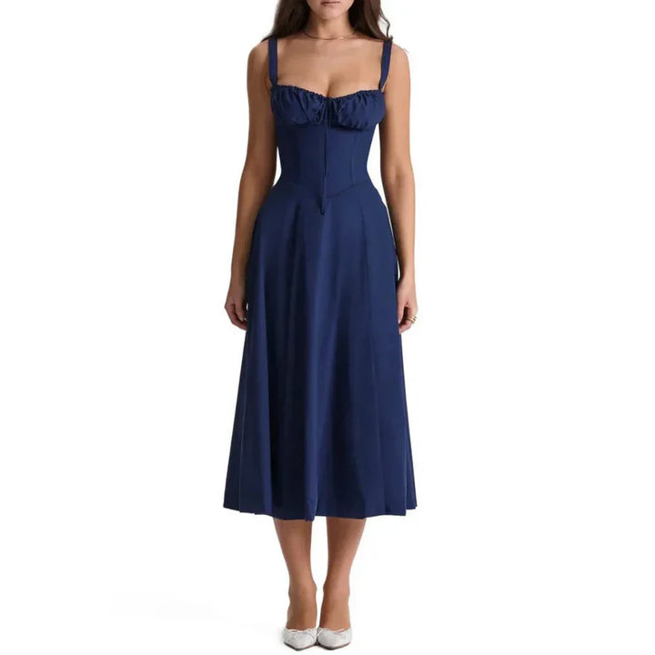 Donne Abito Elegante Senza Maniche | Midi