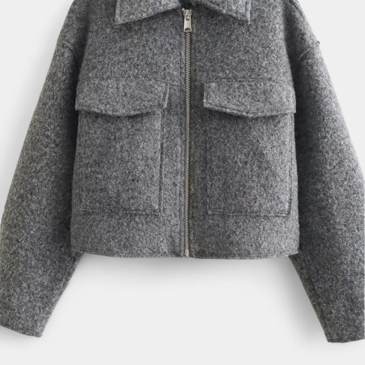 Curie Paris | Veste courte pour femme en mélange de laine