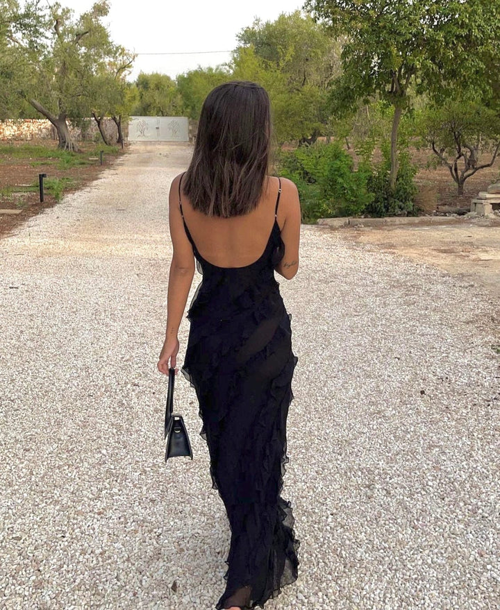 Suzanne - Robe à jupe superposée