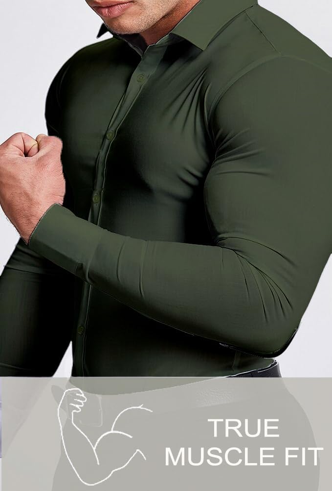 Men's Slim-Fit Shirt Spring 2025 – Wrinkle-Free – David