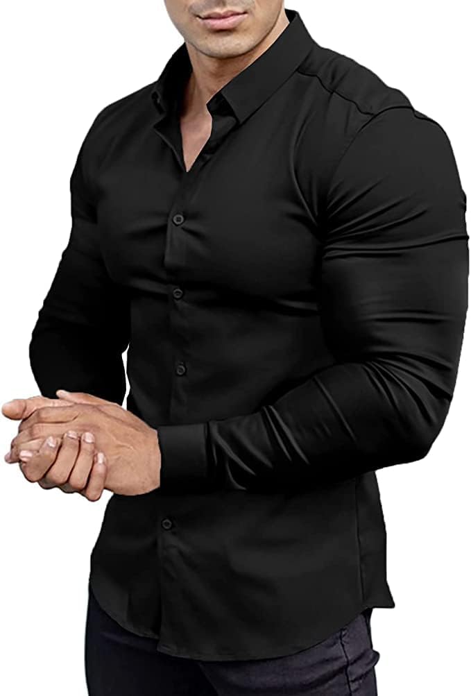Men's Slim-Fit Shirt Spring 2025 – Wrinkle-Free – David