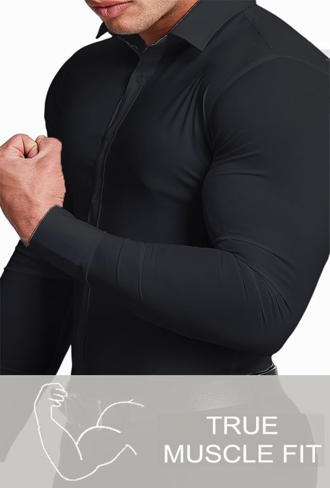 Men's Slim-Fit Shirt Spring 2025 – Wrinkle-Free – David