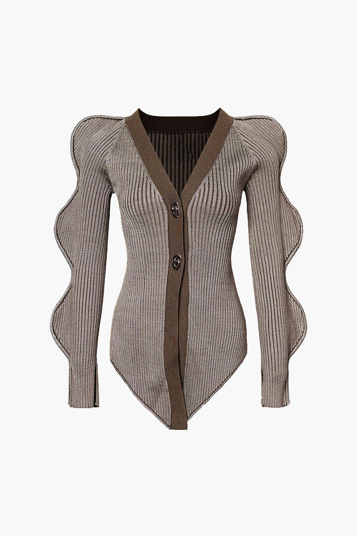Pauline - Veste avec boutons et manches robustes