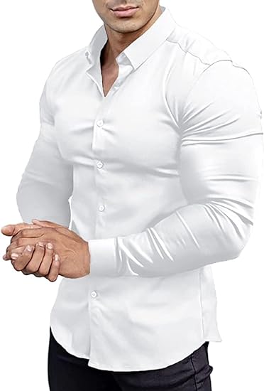 Men's Slim-Fit Shirt Spring 2025 – Wrinkle-Free – David
