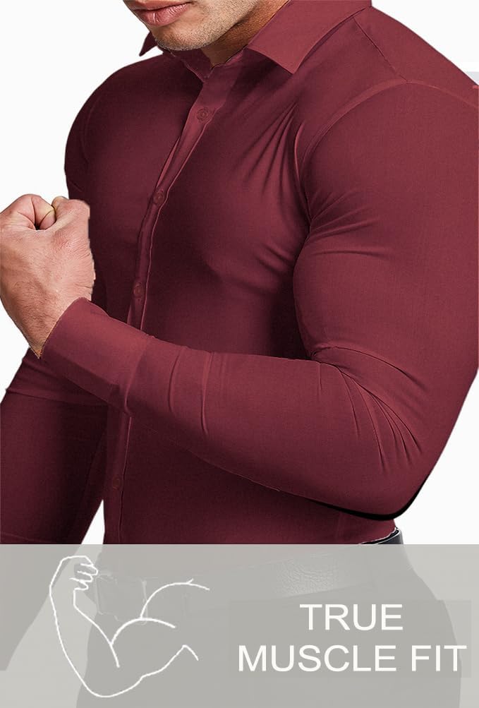 Men's Slim-Fit Shirt Spring 2025 – Wrinkle-Free – David