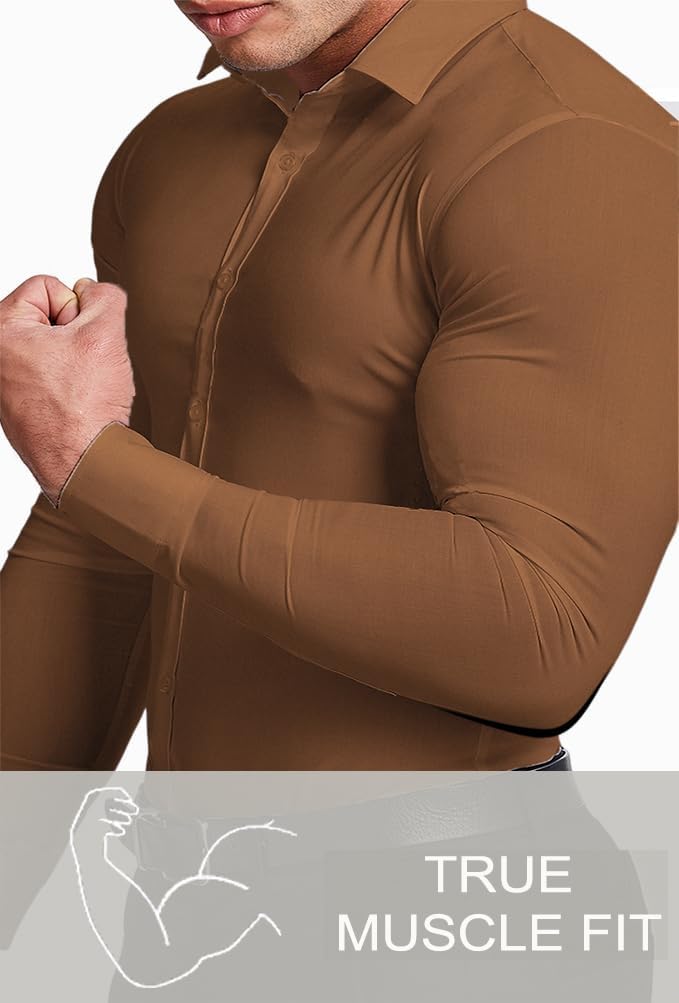 Men's Slim-Fit Shirt Spring 2025 – Wrinkle-Free – David
