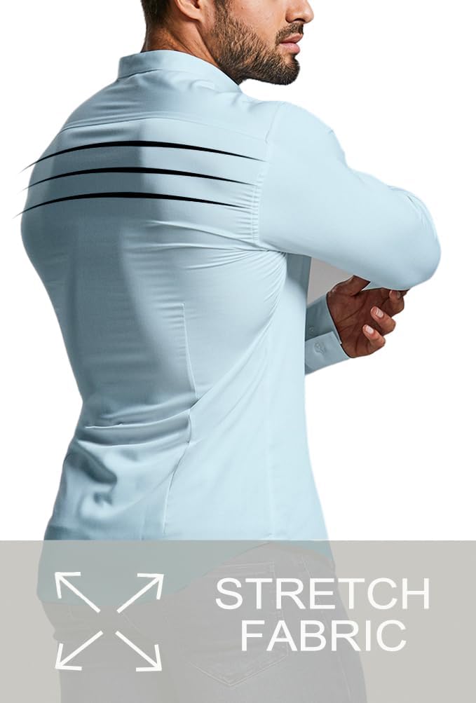 Men's Slim-Fit Shirt Spring 2025 – Wrinkle-Free – David