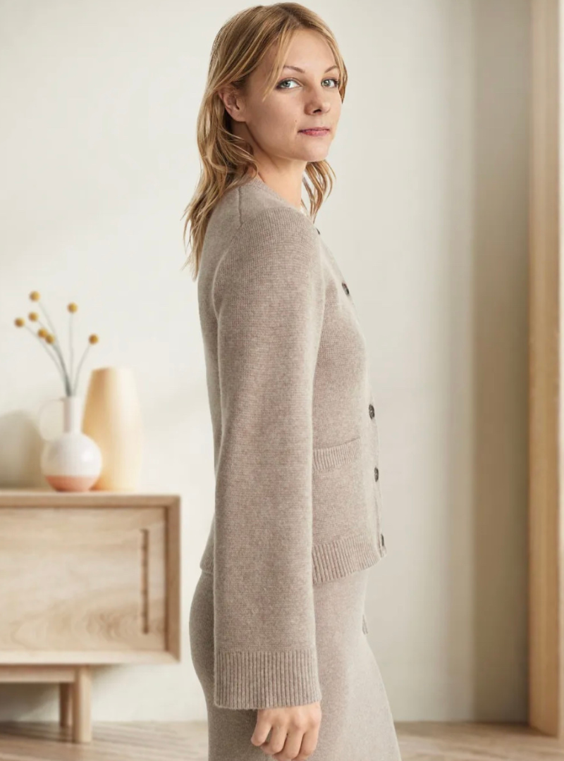 Alice | Cardigan doux avec boutons