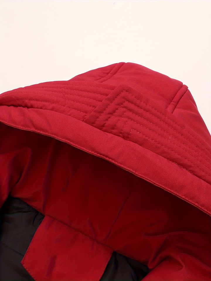 Nico – Cappotto invernale con cappuccio e cerniera per ragazzi
