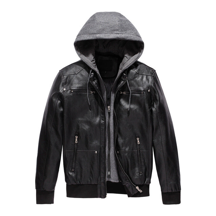 Veste en cuir pour homme pour l'hiver - Dennis