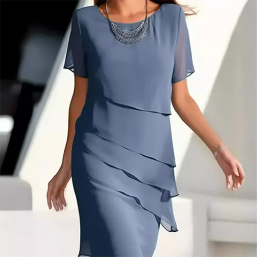Elegantes Hochzeitsgastkleid für Damen | Midi