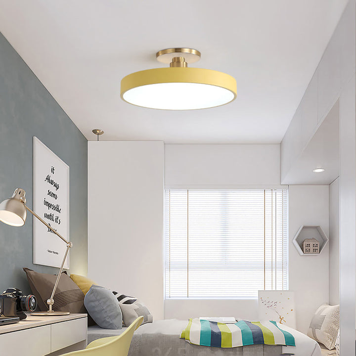 Plafonnier LED Circolare Moderno – Design Semi-Interrato