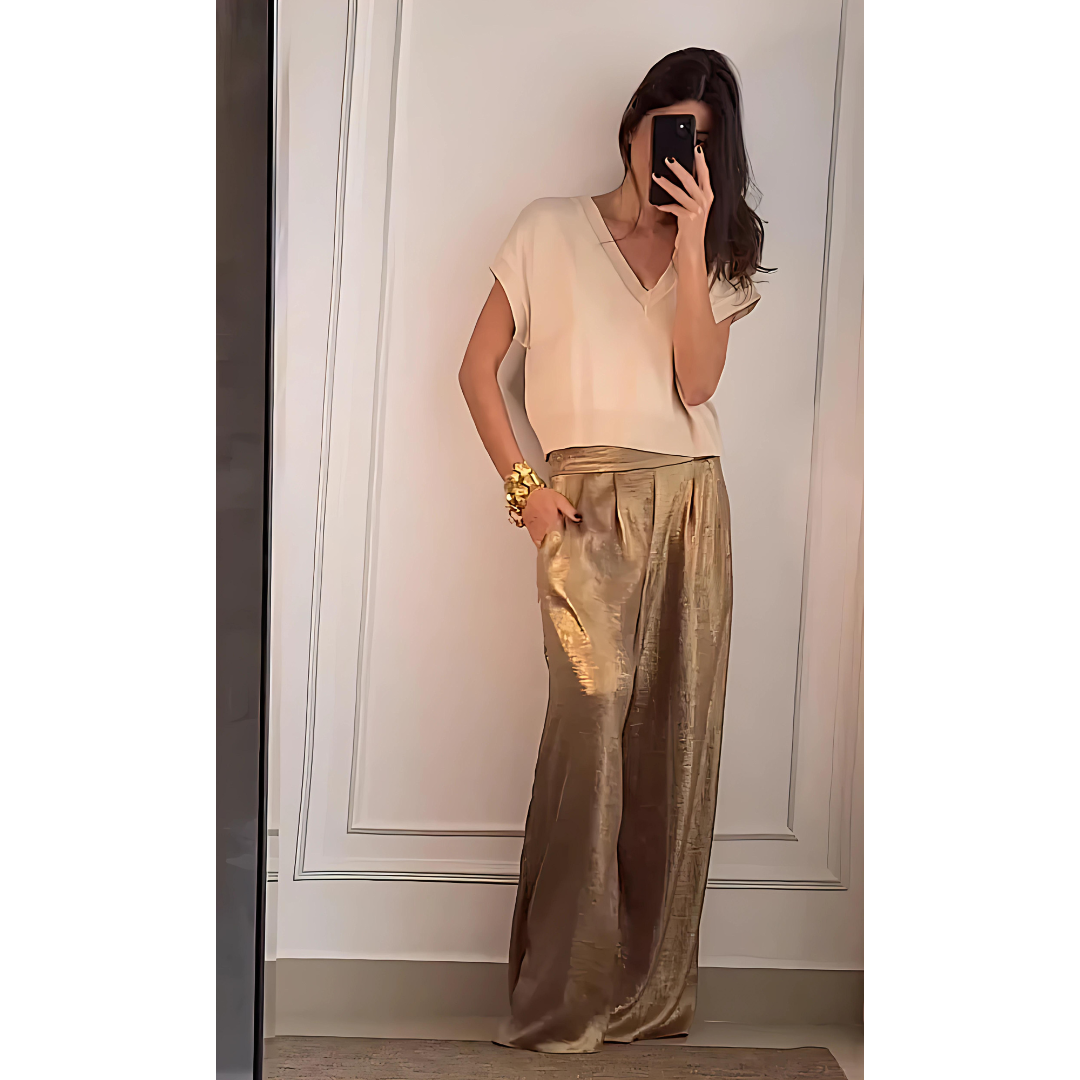 Cruz | Pantalon élégant à taille haute