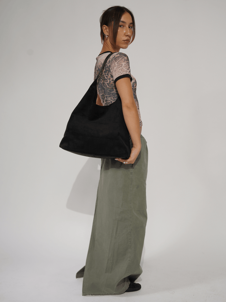 Sac à main en daim pour tous les jours.