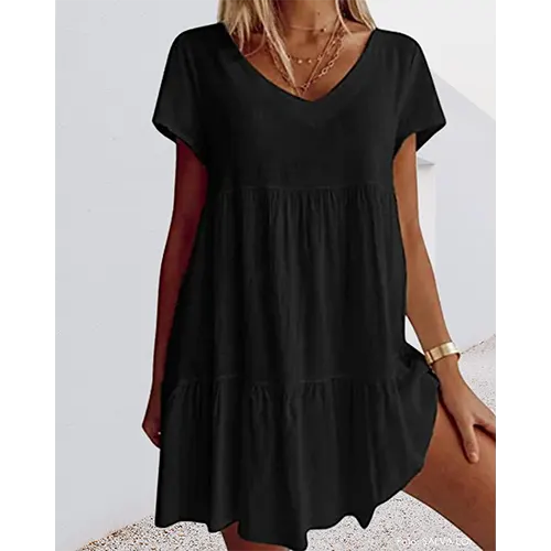 Sommerkleid A-Linie Gemütlich für Damen | Mini