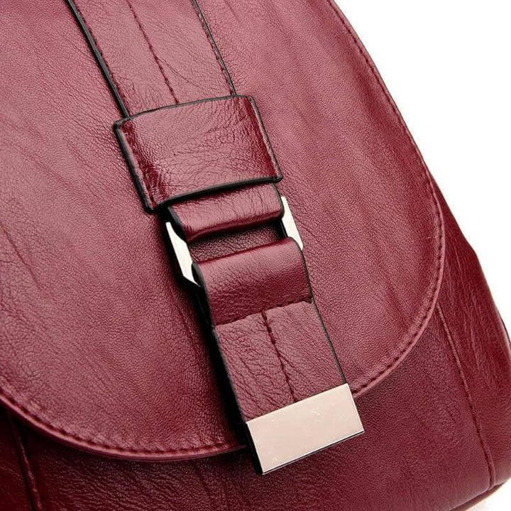 Camia - Sac à Dos Élégant et Pratique en Cuir Véritable
