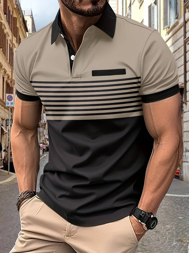 Mustafa | Lässiges gestreiftes Hemd für Herren