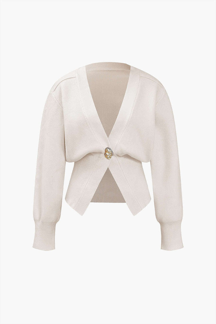 Cardigan avec un col en V