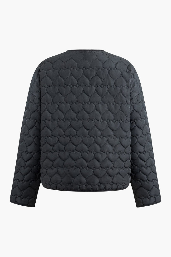 Doudoune Matelassée en Forme de Cœur – Confort et Style