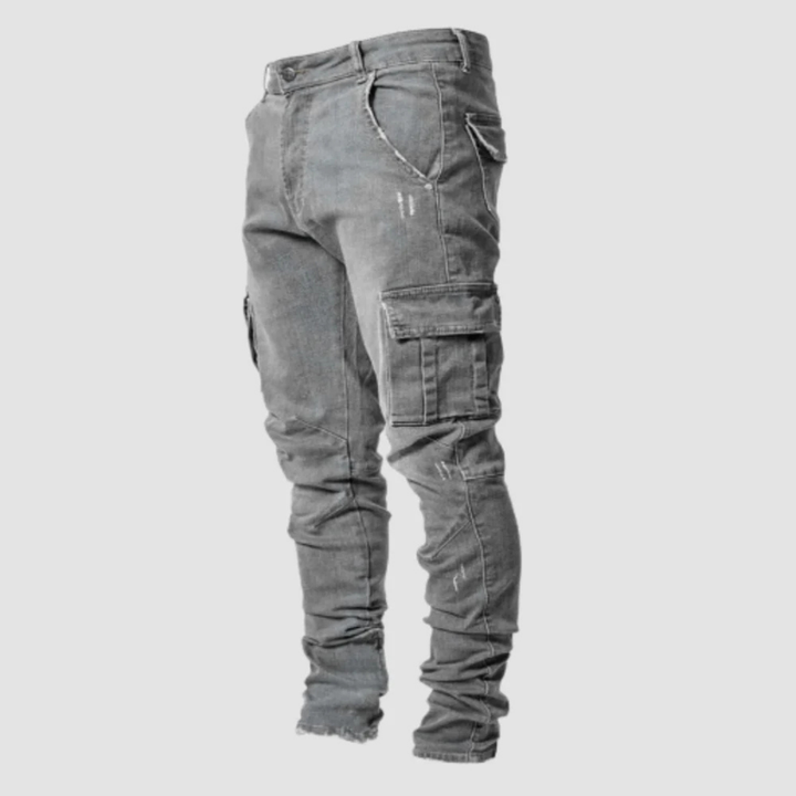 Męskie Spodnie Slim Stylowe | Cargo