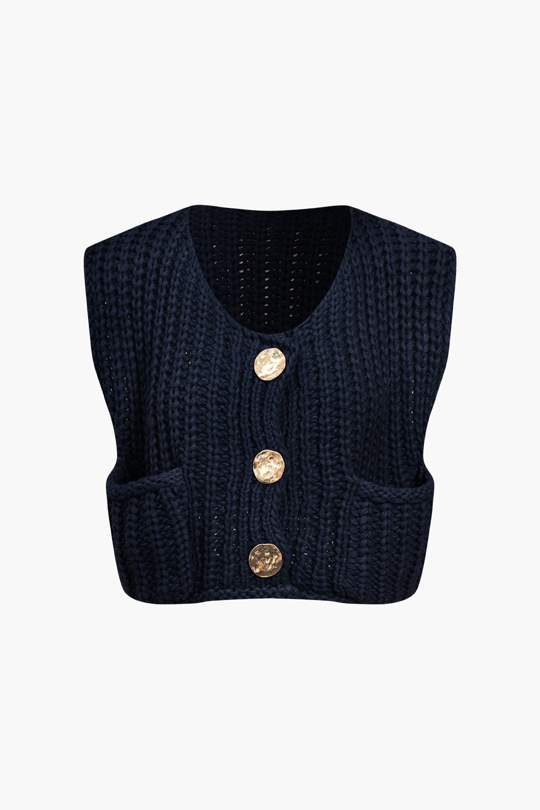 Gilet Boutonné en Tricot Décontracté - Style Élégant et Confortable