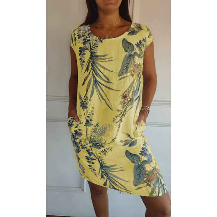 Robe Femmes Col Rond | Confortable