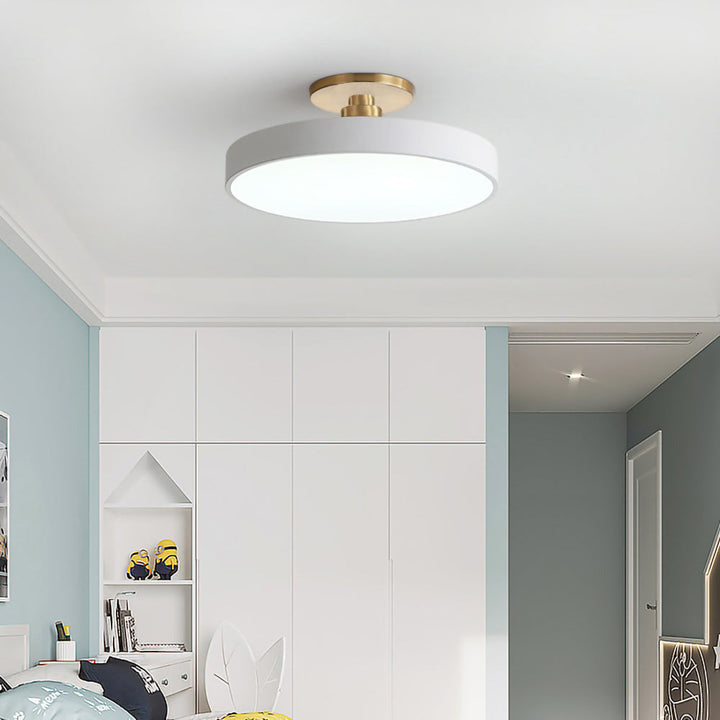Plafonnier LED Circolare Moderno – Design Semi-Interrato