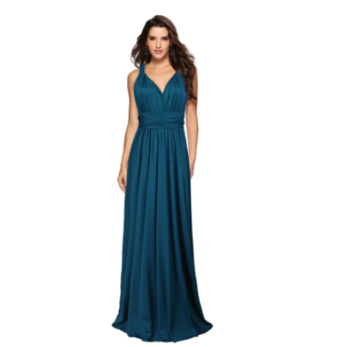 Elegantes Hochzeitskleid mit Rückenausschnitt für Damen | Maxi