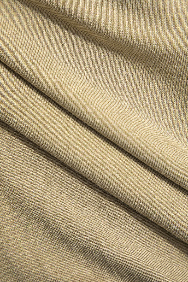 Mini robe à col rond en similicuir
