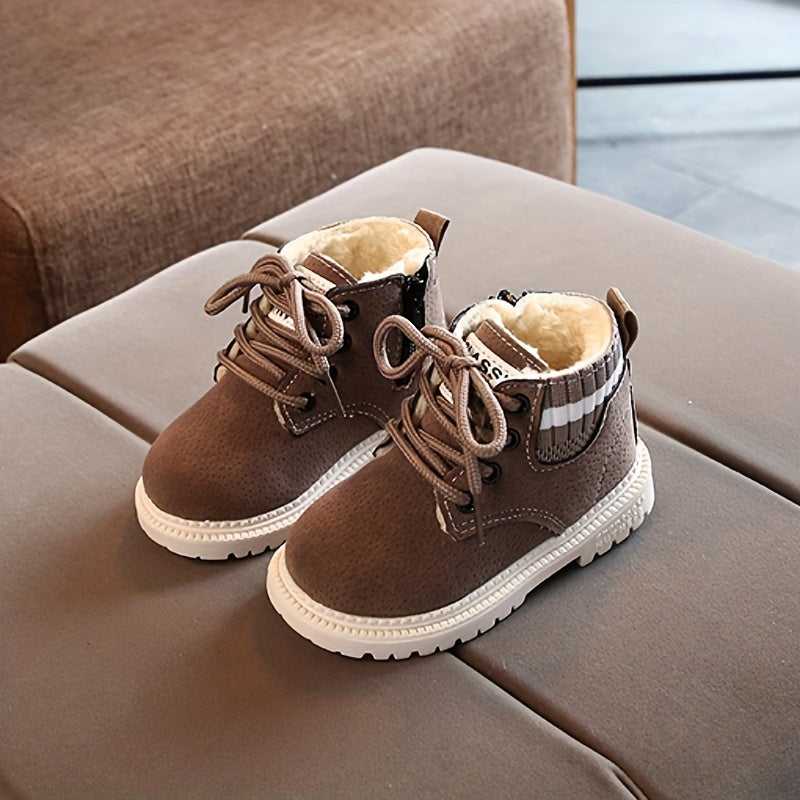 Luca – Bottines d'extérieur pour garçons avec doublure en polaire