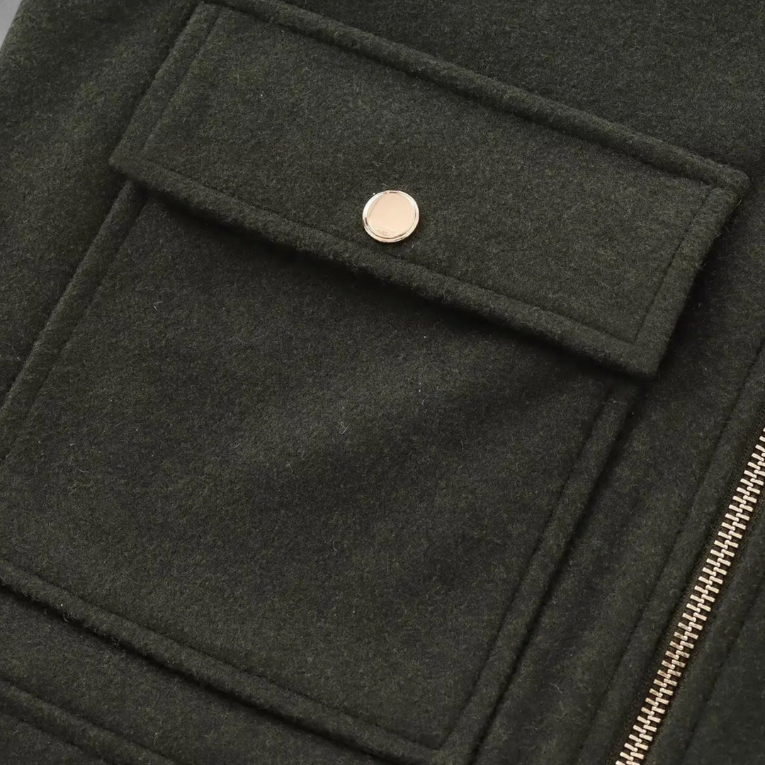 Curie Paris | Veste courte pour femmes en mélange de laine