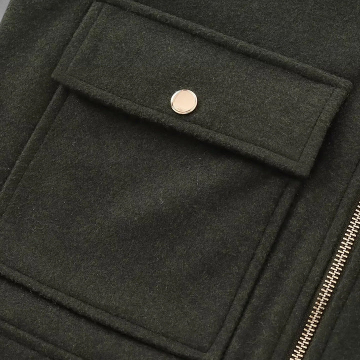 Curie Paris | Veste courte pour femmes en mélange de laine