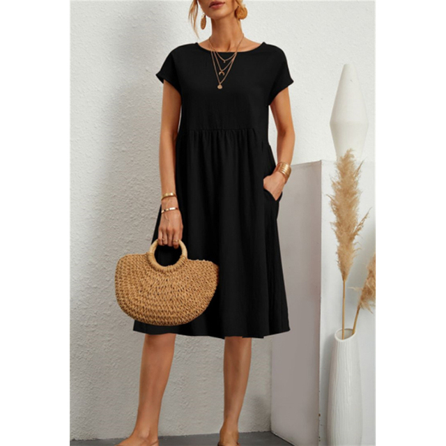 Robe Midi en Coton Kasandra – Élégance et Confort pour l'Été
