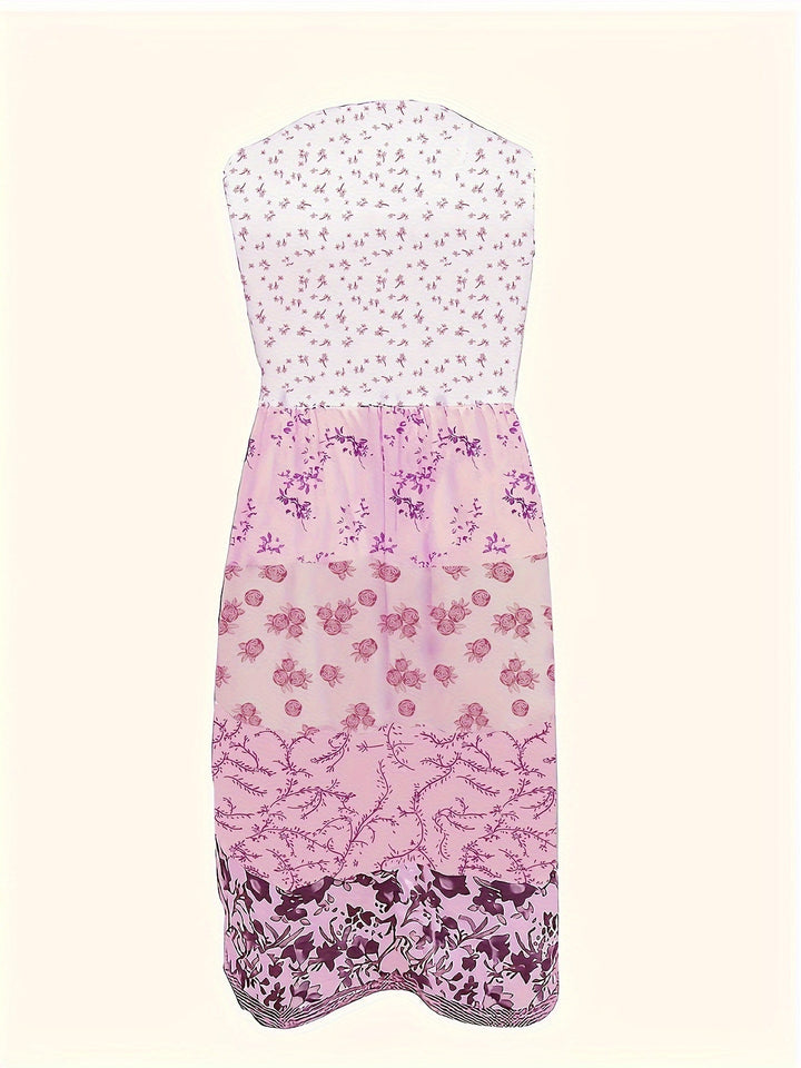 Robe débardeur à imprimé floral - Idéale pour le printemps et l'été