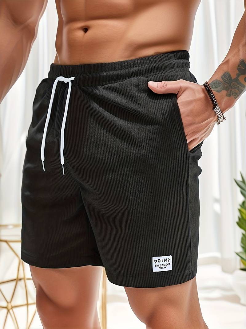 Engagement | Bequeme gestreifte Shorts für Herren