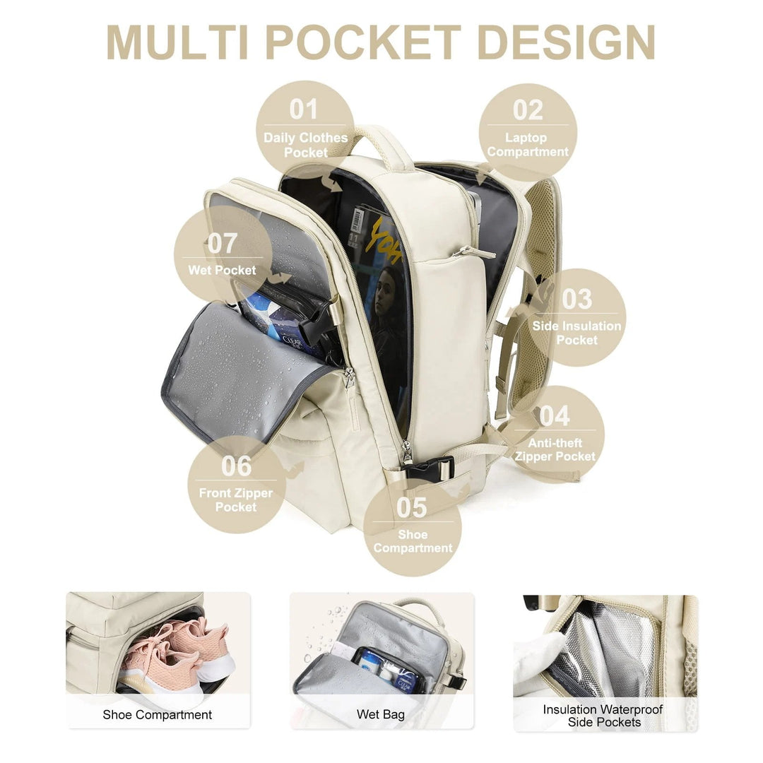 Frauen großer Reise-Rucksack wasserdicht Wandern Rucksack