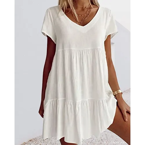 Sommerkleid A-Linie Gemütlich für Damen | Mini