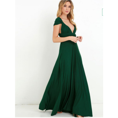 Elegantes Hochzeitskleid mit Rückenausschnitt für Damen | Maxi